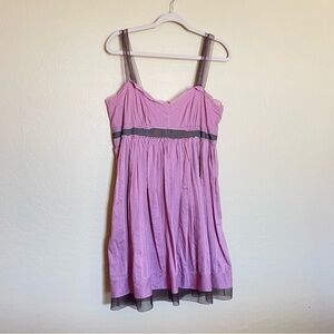 Y2k Loft Purple Babydoll Dress